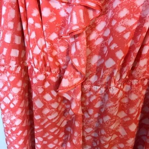 LANE BRYANT Ruffled Midi Dress - Picture 7 of 9